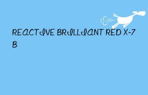 REACTIVE BRILLIANT RED X-7B