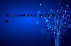 REACTIVE BRILLIANT RED X-B