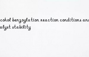 Alcohol benzoylation reaction conditions and catalyst stability