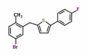 2-[(5-Bromo-2-methylphenyl)methyl]-5-(4-fluorophenyl)thiophene 1030825-20-7