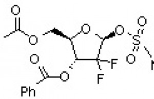 2-Deoxy-2,2-difluoro-D-ribofuranose-3,5-dibenzoate-1-methanesulfonate