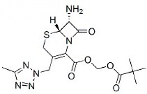 (6R,7R)-7-Amino-3-[(5-methyl-2H-tetrazol-2-yl)methyl]-8-oxo-5-thia-1-azabicyclo[4.2.0]oct-2-ene-2-carboxylic acid