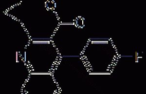 Methyl 4-(4′-fluorophenyl)-2-(cyclopropyl)-3-quinolinecarboxylate