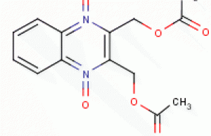 2,3-Quinoxalinedimethanol, diacetate, 1,4-dioxidine