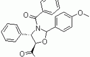 (4S,5R)-3-Benzoyl-2-(4-methoxyphenyl)-4-phenyl-5-oxazolidinecarboxylic acid