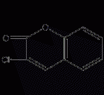 3-Chlorocoumarin Structural Formula