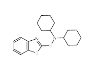 N,N-dicyclohexyl-2-benzothiazole sulfenamide