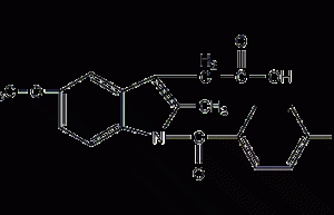 Indomethacin Structural Formula