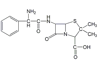 Ampicillin Structural Formula