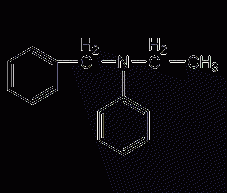 N-ethyl-N-phenylbenzylamine structural formula