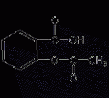 acetylsalicylic acid structural formula