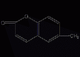 6-methylcoumarin structural formula