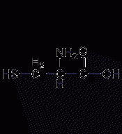 L-cysteine ​​structural formula