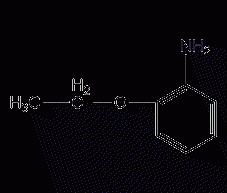 Structural formula of o-aminophenylene ether