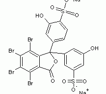 Sodium Sulfobromophthalein Structural Formula