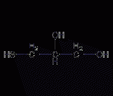 3-mercapto-1,2-propanediol structural formula
