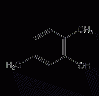 2,5-xylenol structural formula