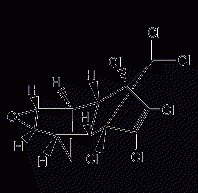 Dieldrin structural formula