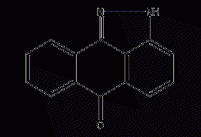 Pyrazole anthrone structural formula