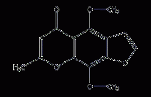 Furochromone structural formula