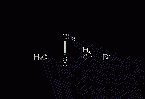 1-bromo-2-methylpropane structural formula