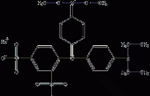 Patent blue structural formula