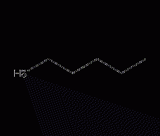 1-pentanethiol structural formula