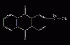 2-ethylanthraquinone structural formula