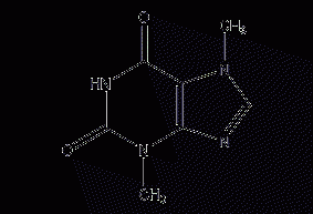 Theobromine structural formula