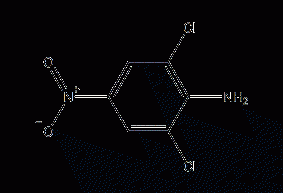 2,6-dichloro-4-nitroaniline structural formula