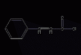 Cinnamoyl chloride structural formula