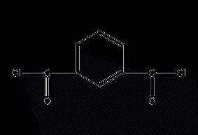 Isophthaloyl chloride structural formula