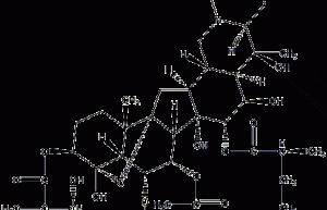 Pseudouracil nucleoside structural formula