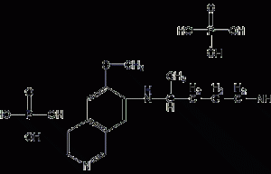 Primaquine diphosphate structural formula