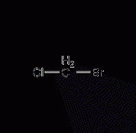 Bromochloromethane structural formula