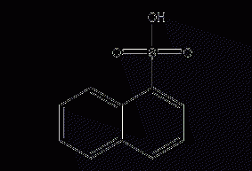 Naphthalene-1-sulfonic acid structural formula