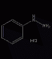 Phenylhydrazine Hydrochloride Structural Formula