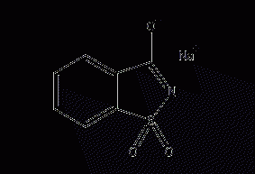 Saccharin sodium structural formula