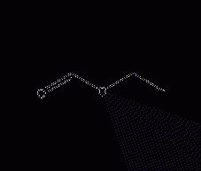 Ethyl formate structural formula