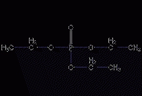 Triethyl phosphate structural formula