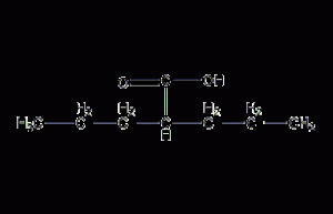 Valproic acid structural formula