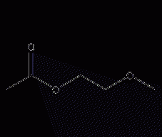 2-methoxyethyl acetate structural formula