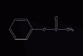 Phenyl acetate structural formula