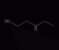 2-(ethylamino)ethanol structural formula