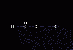 2-methoxyethanol structural formula