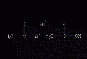 Sodium diacetate structural formula