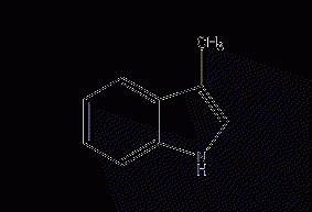 3-methylindole structural formula