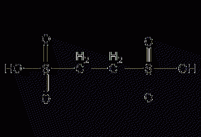 1,2-ethanedisulfonic acid structural formula
