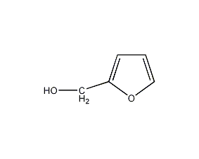 Furfuryl alcohol structural formula