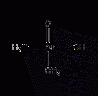 Dimethylarsinic acid structural formula